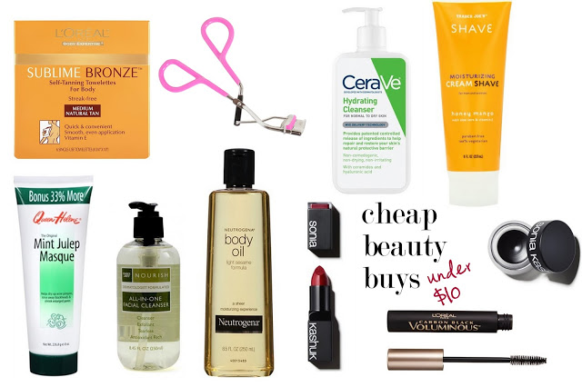 drugstore beauty favorites, cheap beauty products