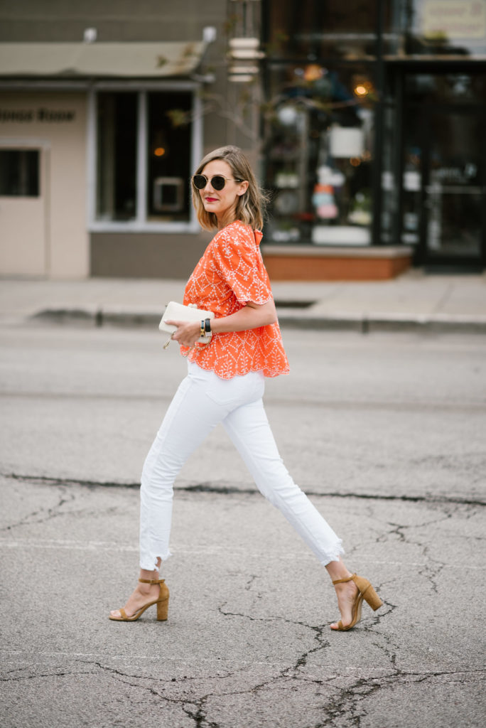 embroidered top summer