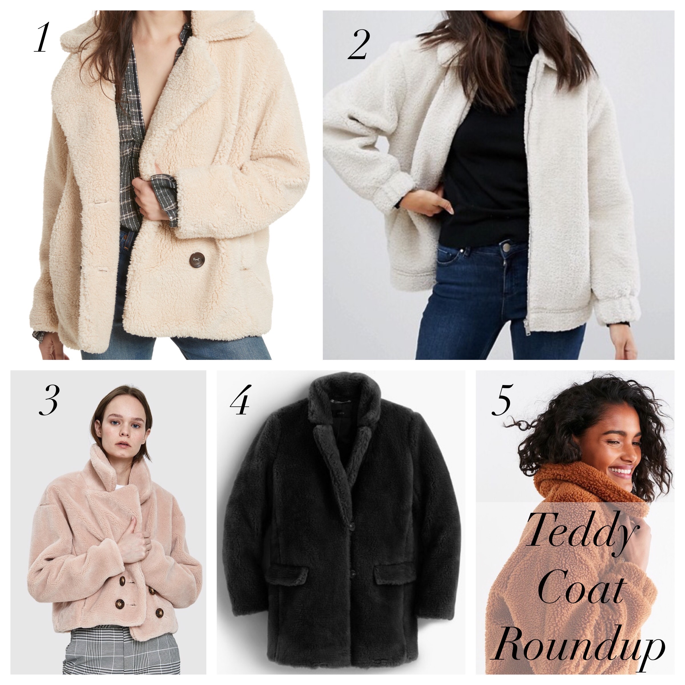 About you shop teddy coat