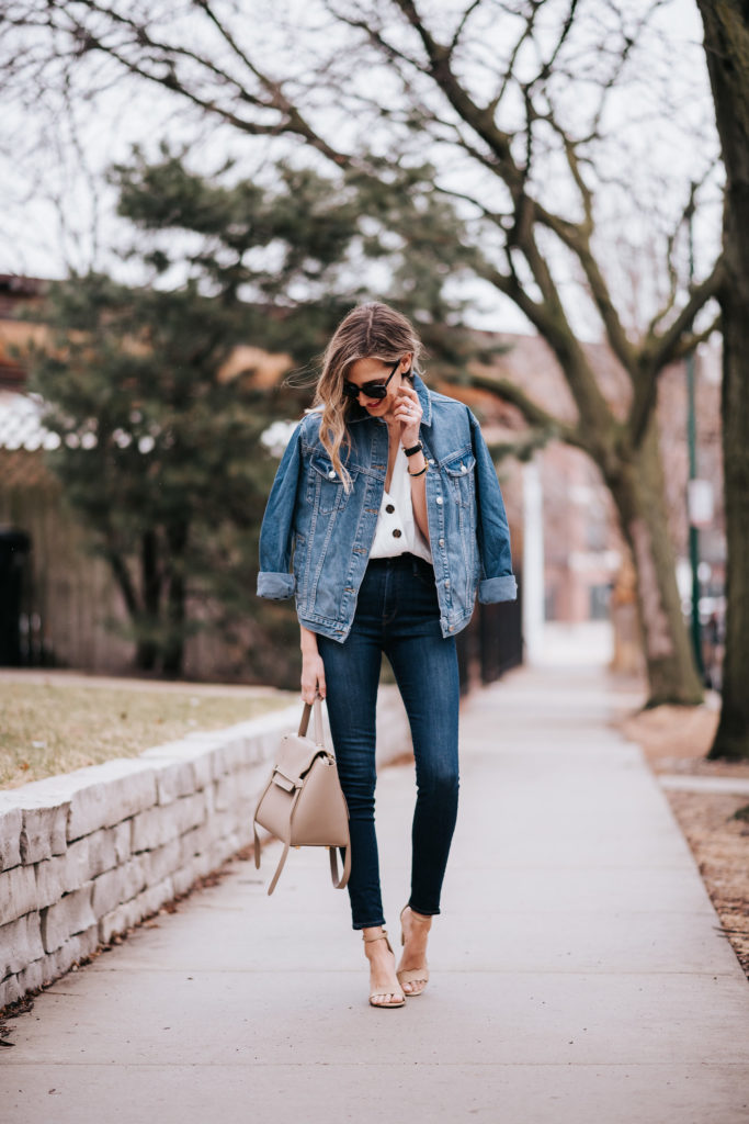 How To Wear Oversized Jean Jacket Denim Topshop For Spring