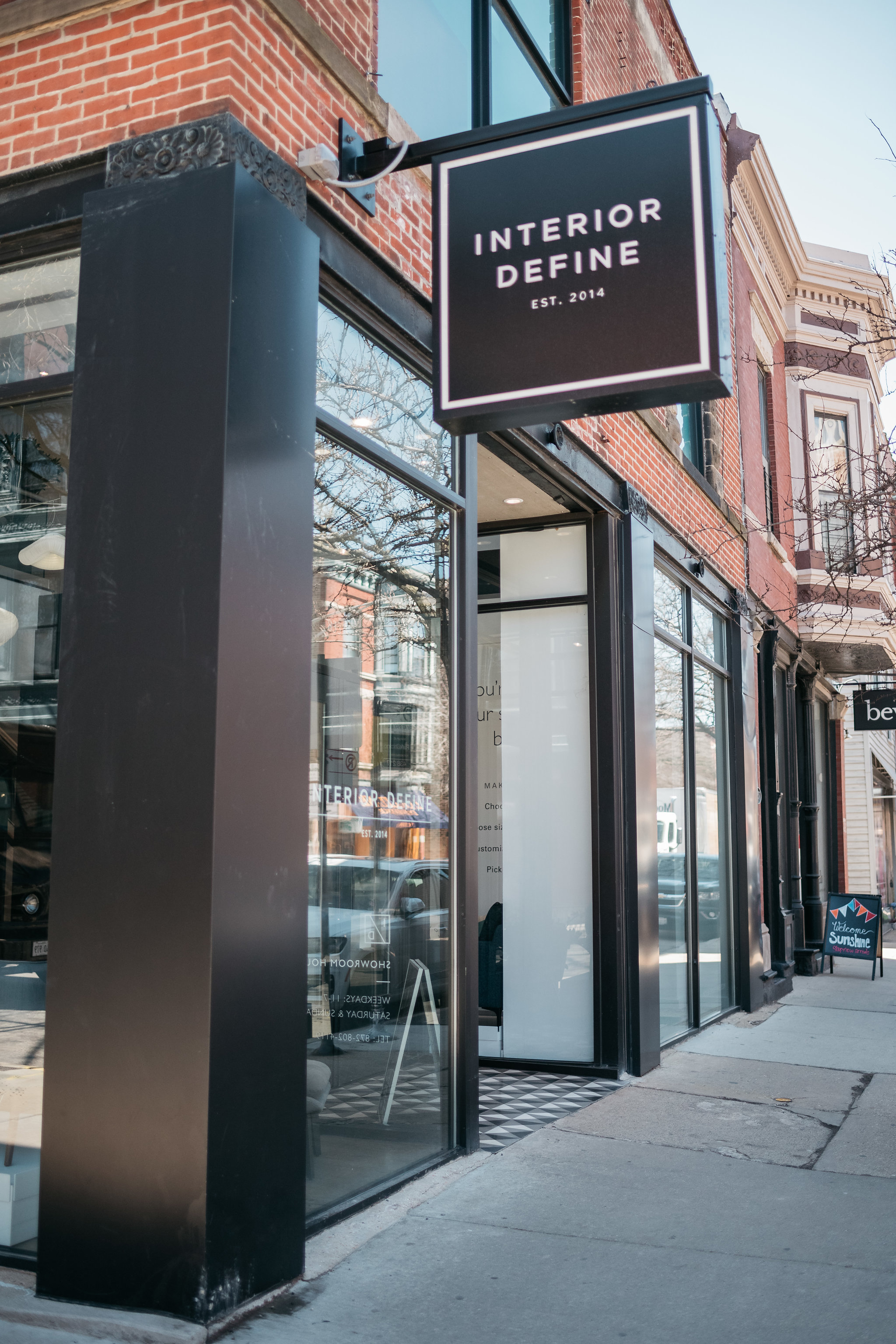 Interior Define Chicago location on Armitage Avenue