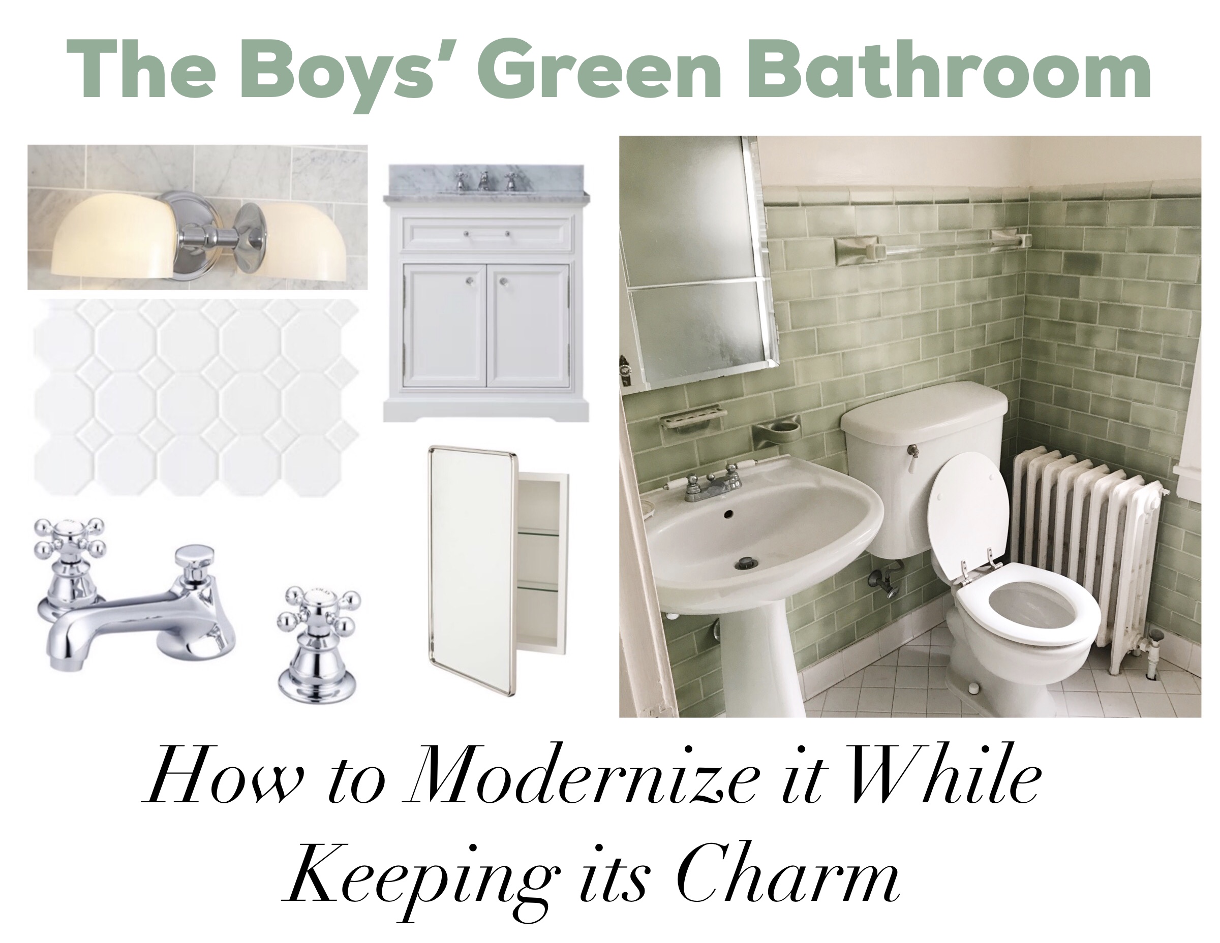 Vintage Tile Bathroom Makeover Ideas