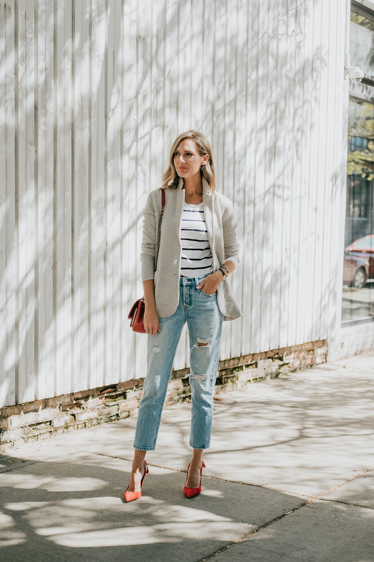 classic chic all season outfit
