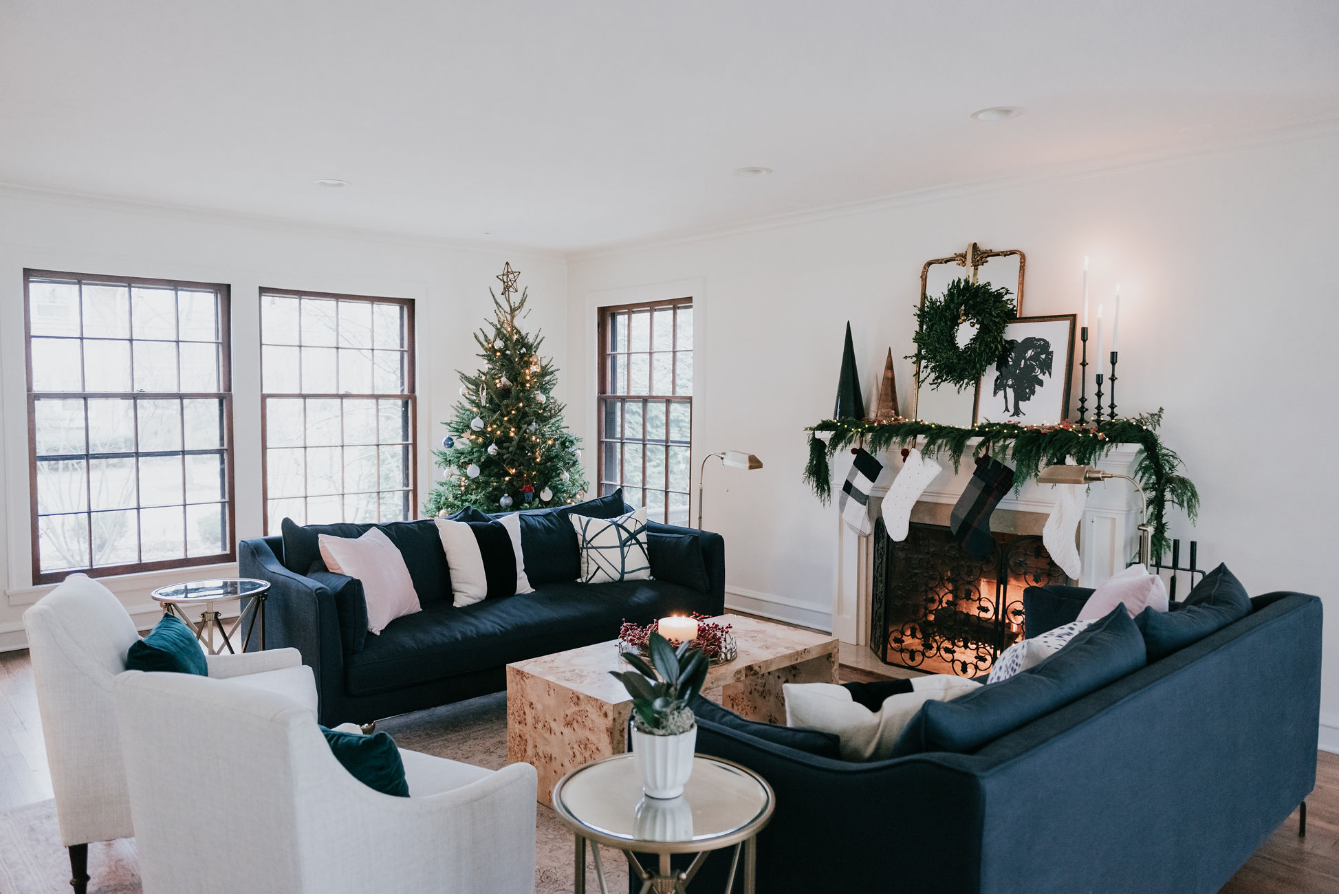 holiday decor inspiration havenly mantel 