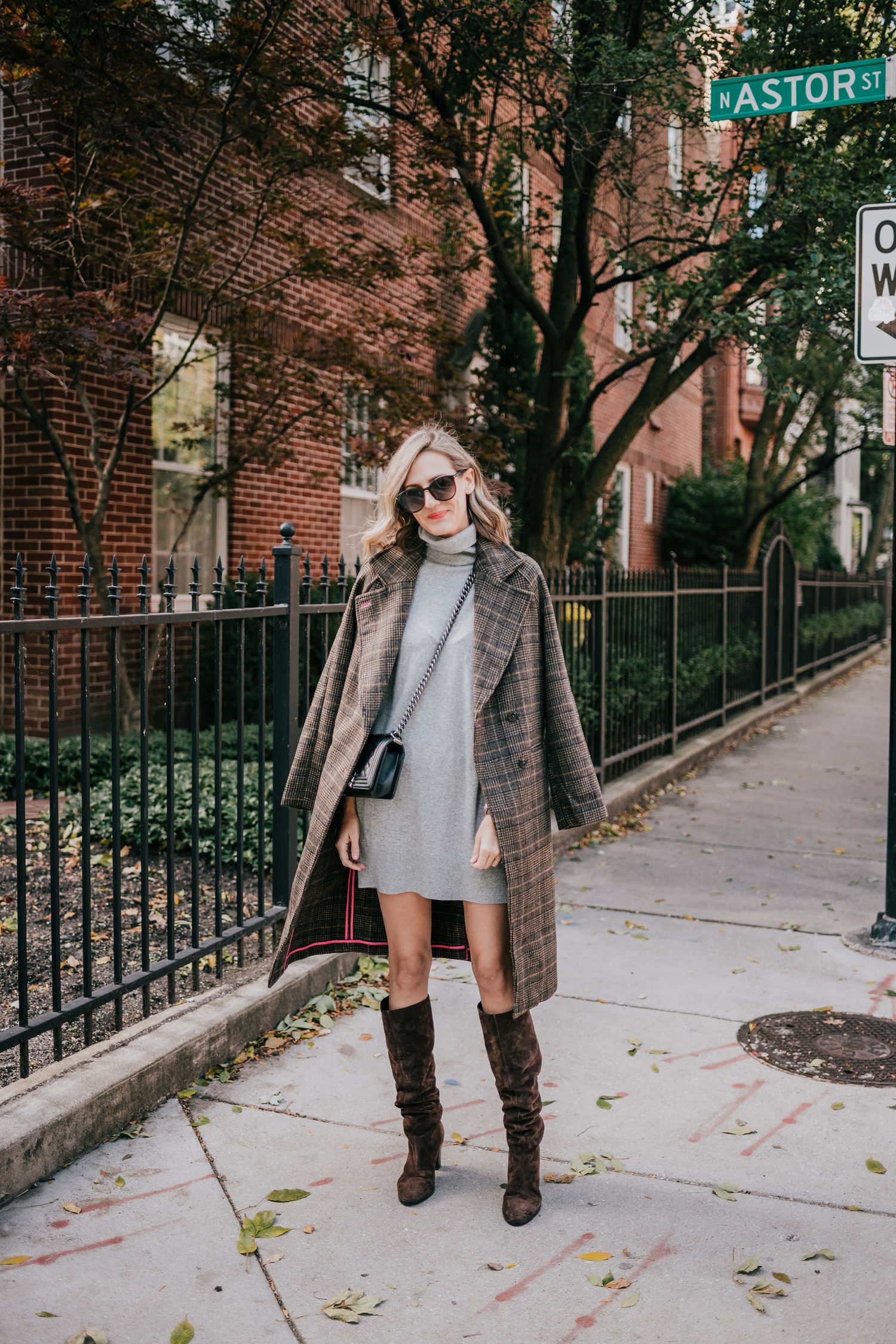 sweater dress outfit ideas how to wear - See (Anna) Jane.