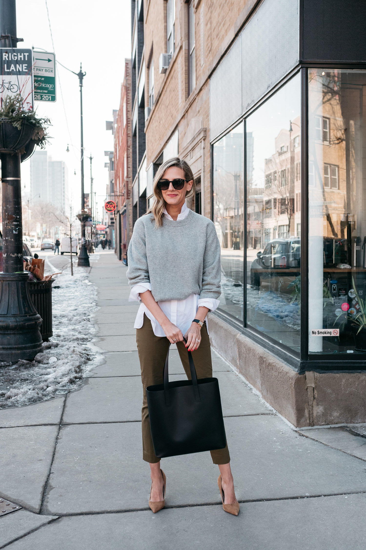 work pants how to style everlane basic - See (Anna) Jane.