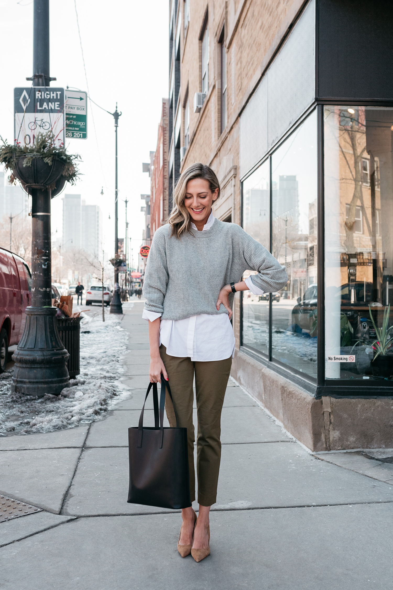 work pants how to style everlane basic - See (Anna) Jane.