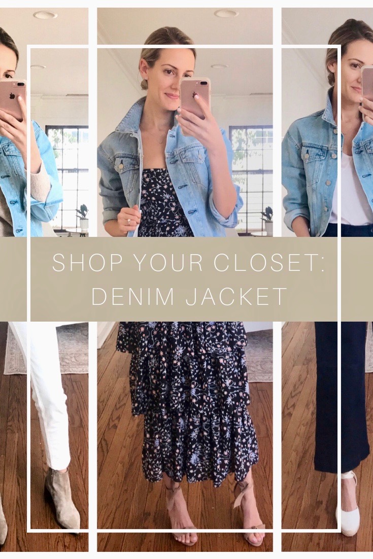 how to style a denim jacket multiple ways - See (Anna) Jane.