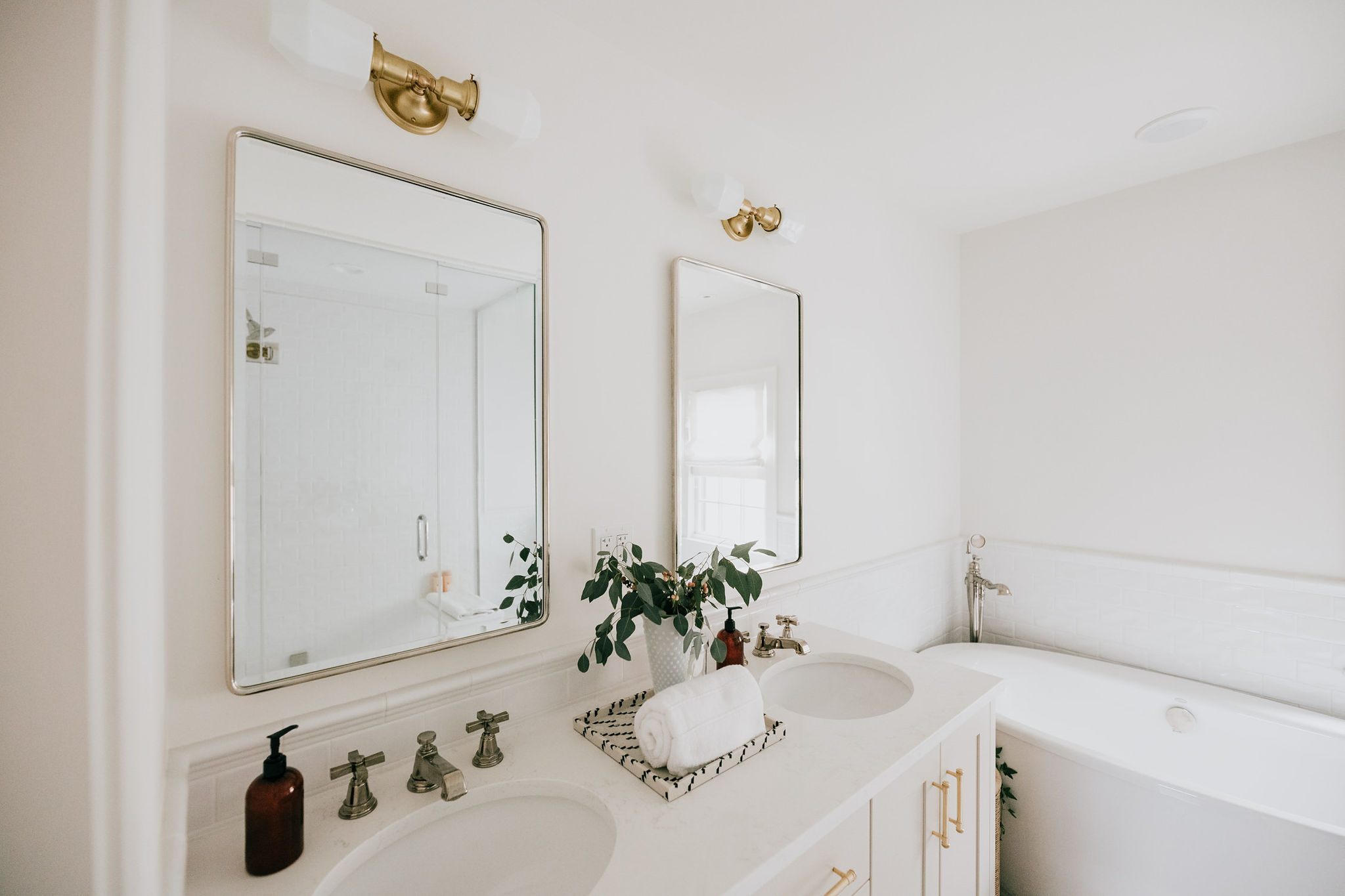 old tudor home master bathroom renovation