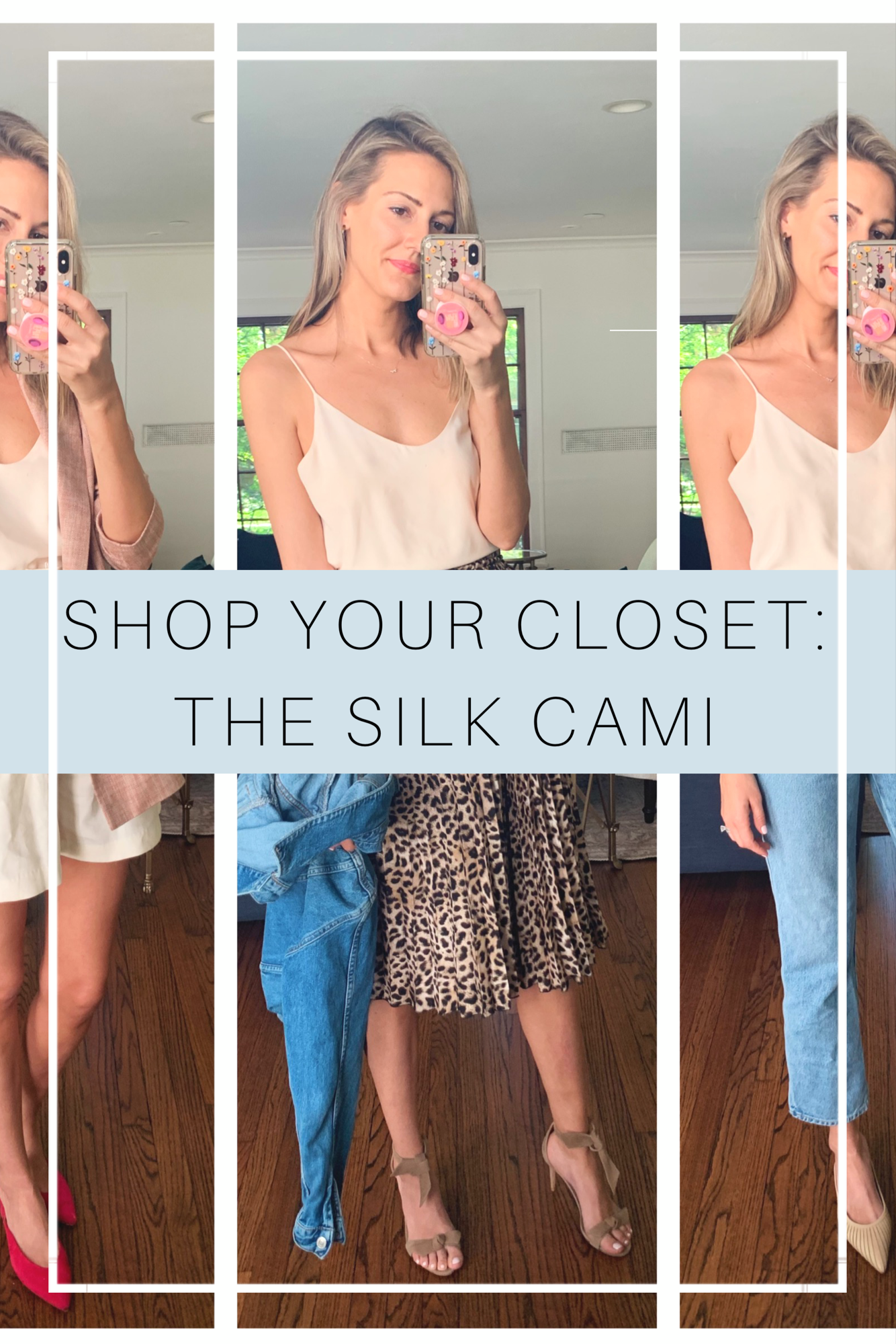 how to style a silk cami