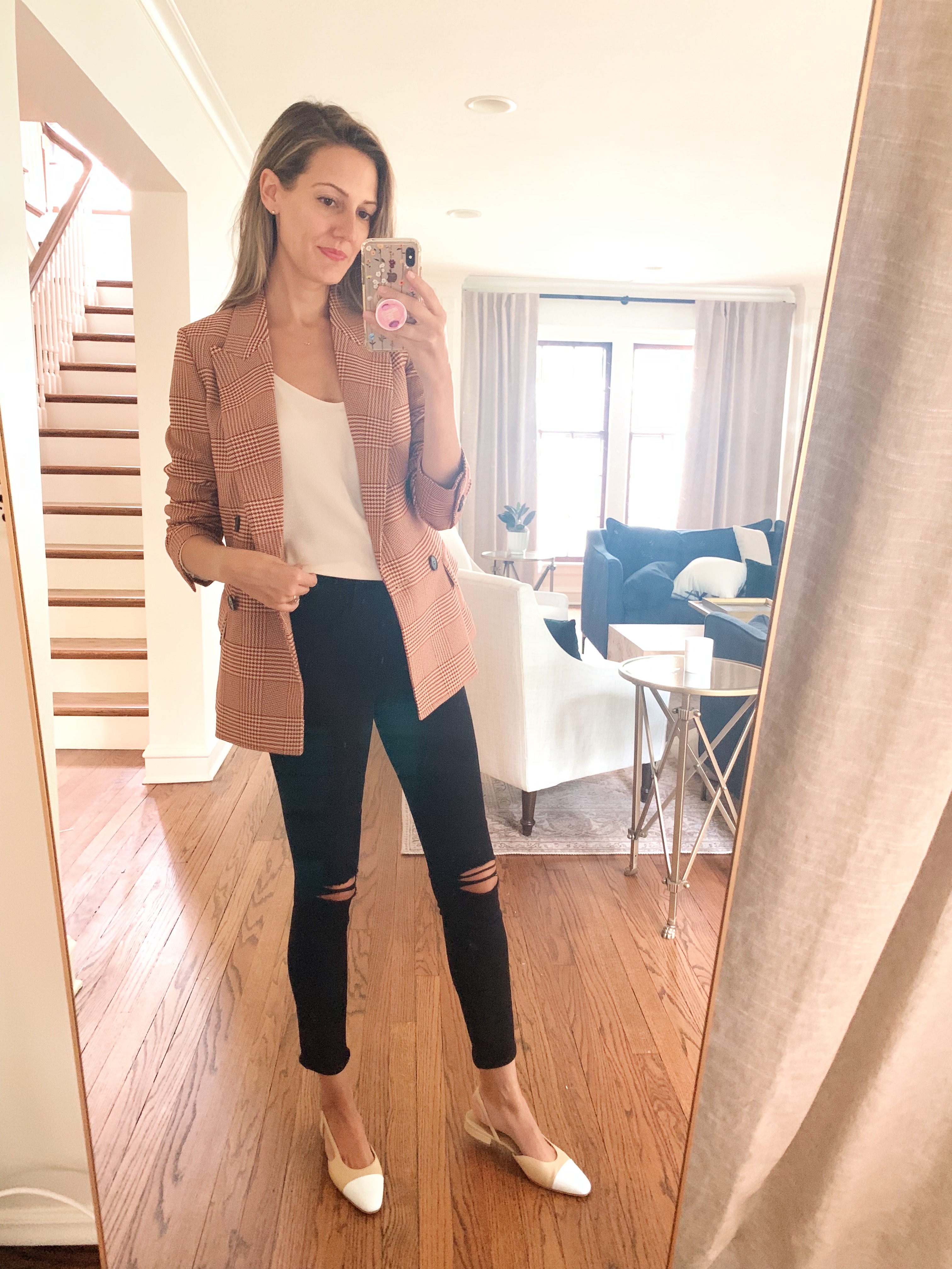 fall blazer outfit