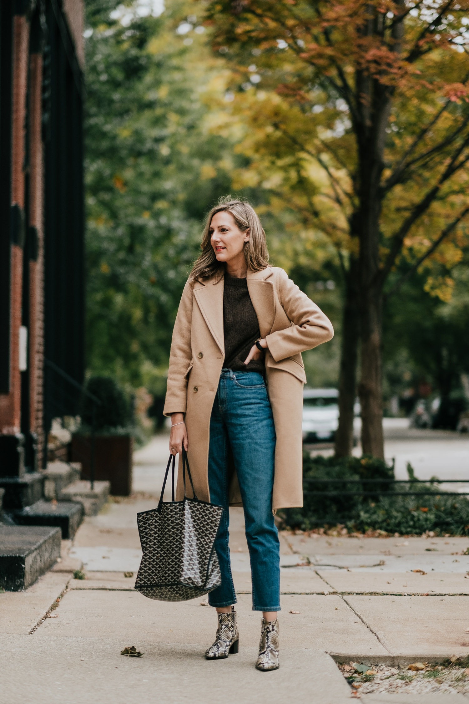 camel coat style