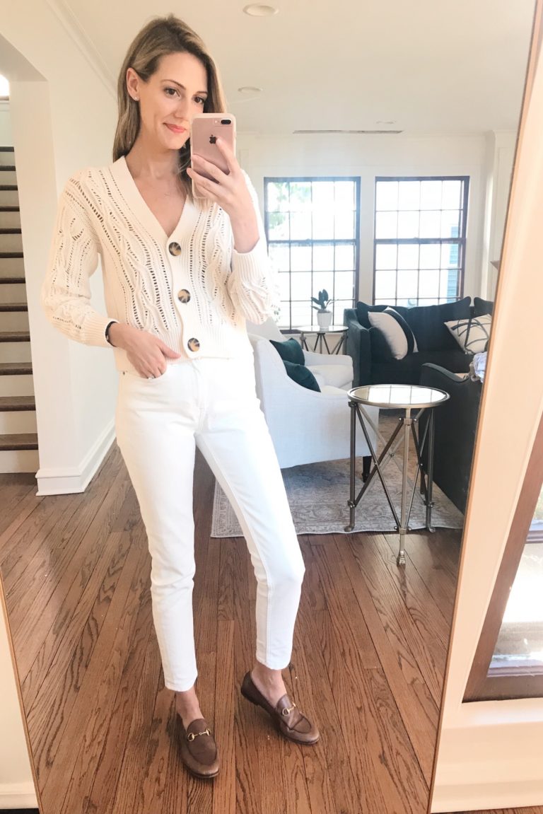 all white look