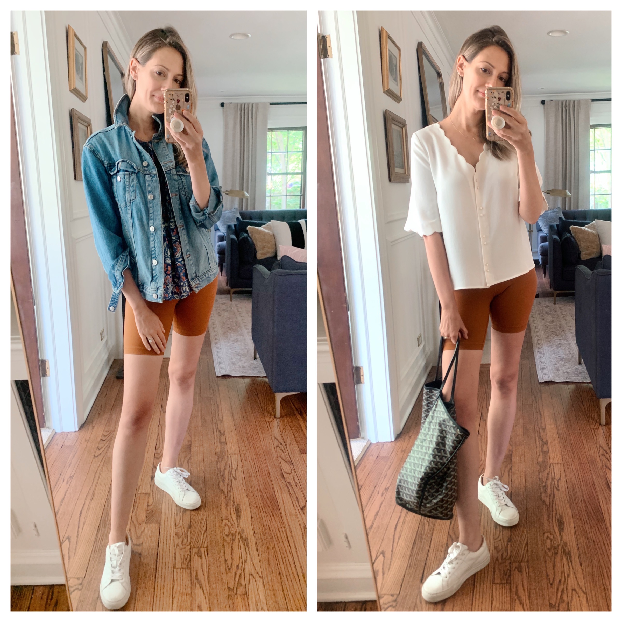 how to style bike shorts four ways - See (Anna) Jane.