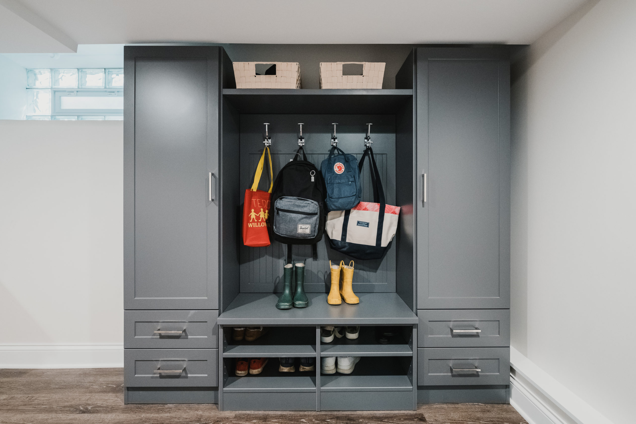 mudroom built-ins