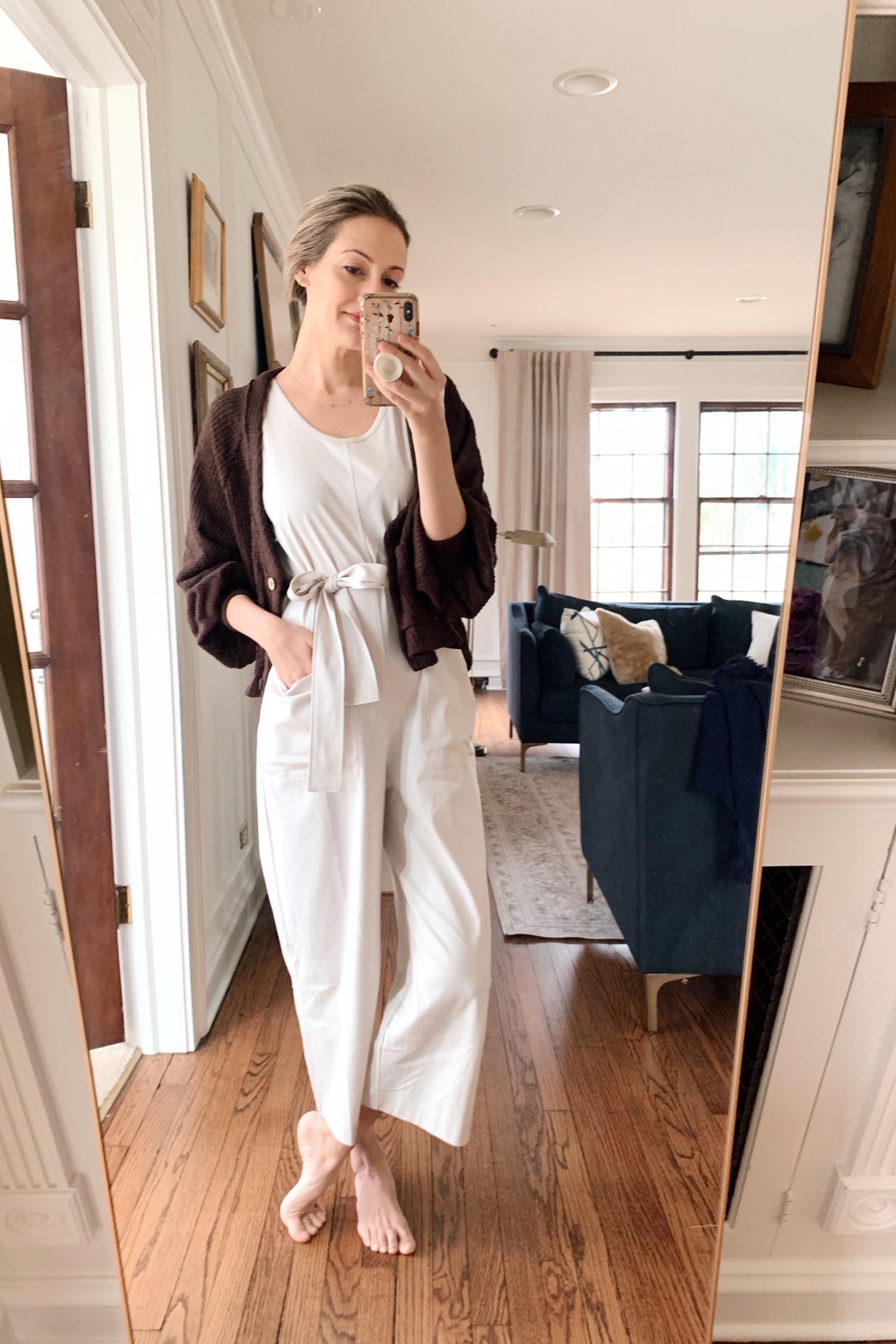 how to style a sleeveless jumpsuit dress up or down - See (Anna) Jane.