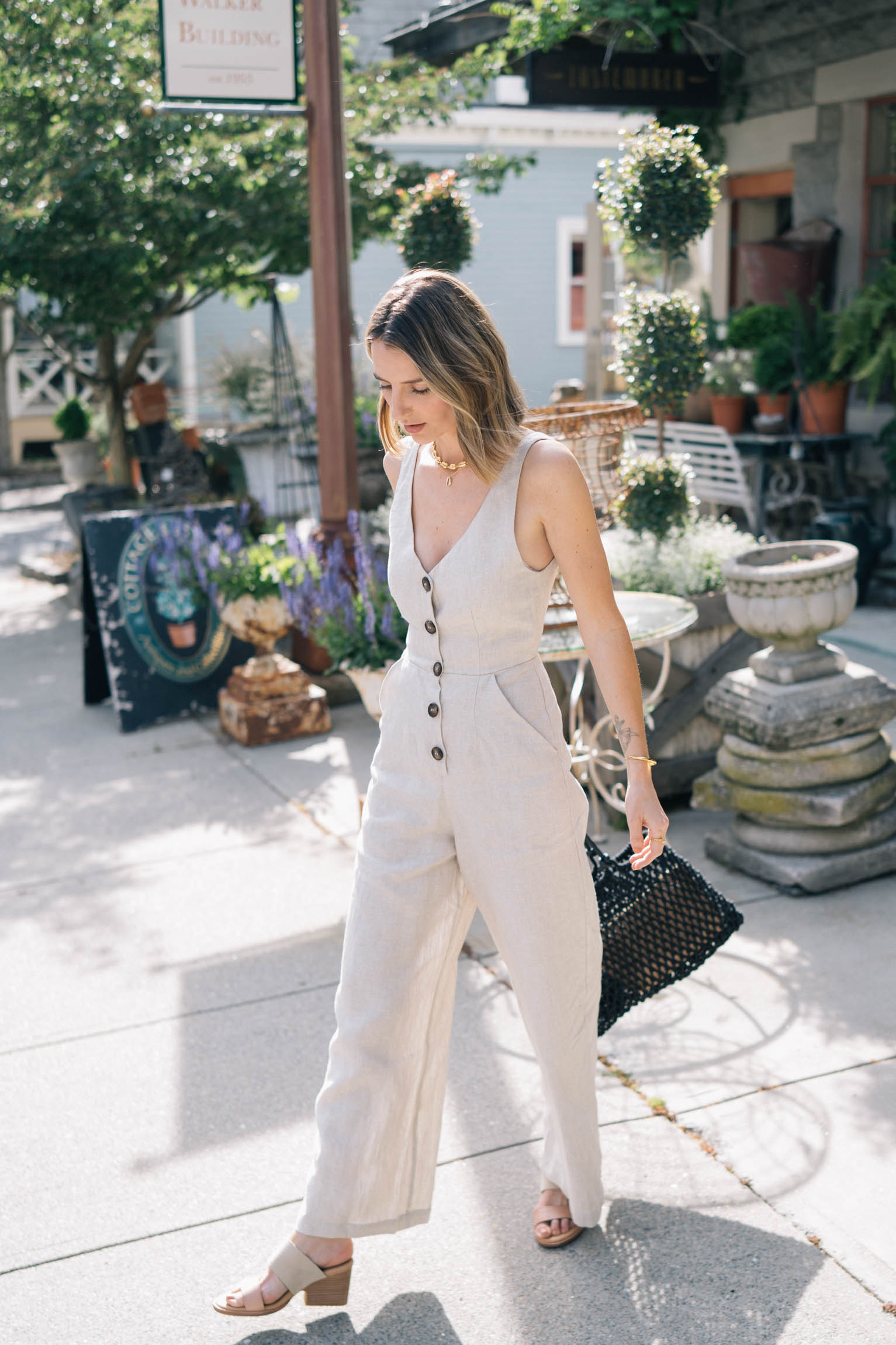 Sleeveless jumpsuit cheap with jacket