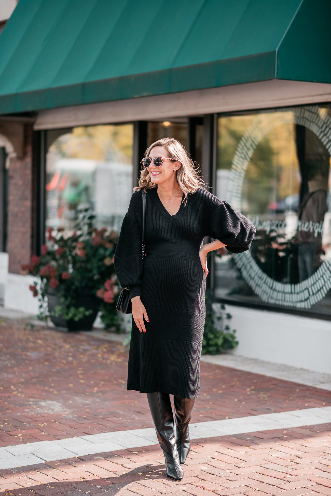 pregnant woman walking