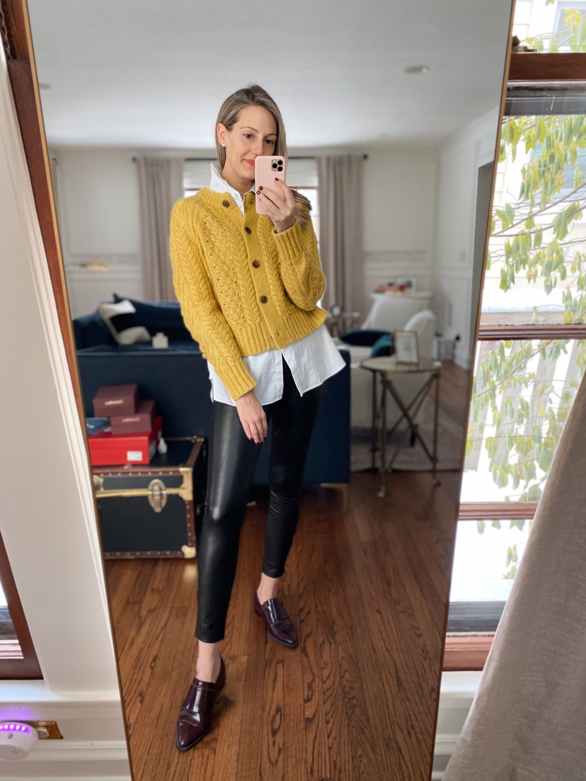 What to wear with mustard 2024 yellow cardigan