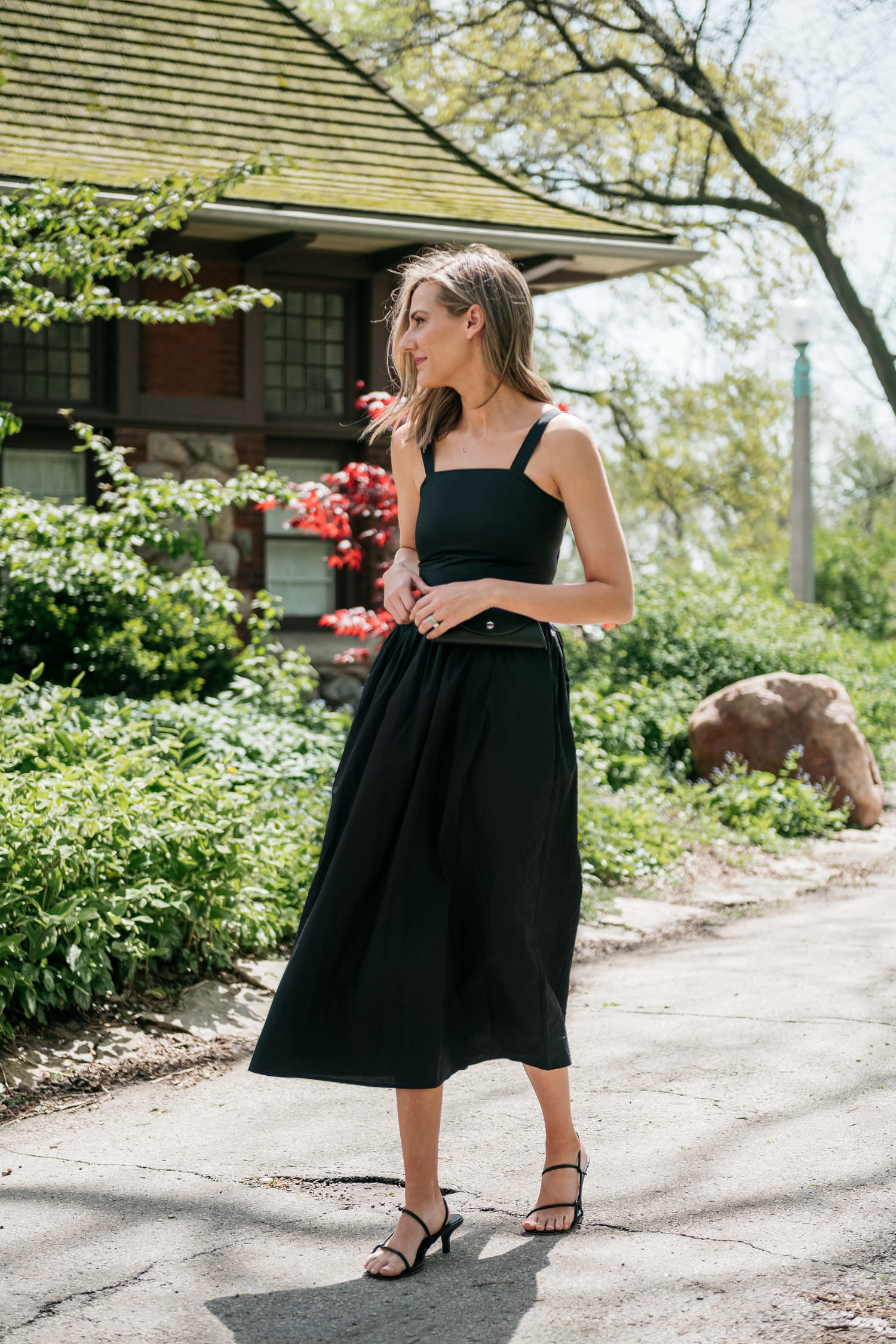 classic black dress style