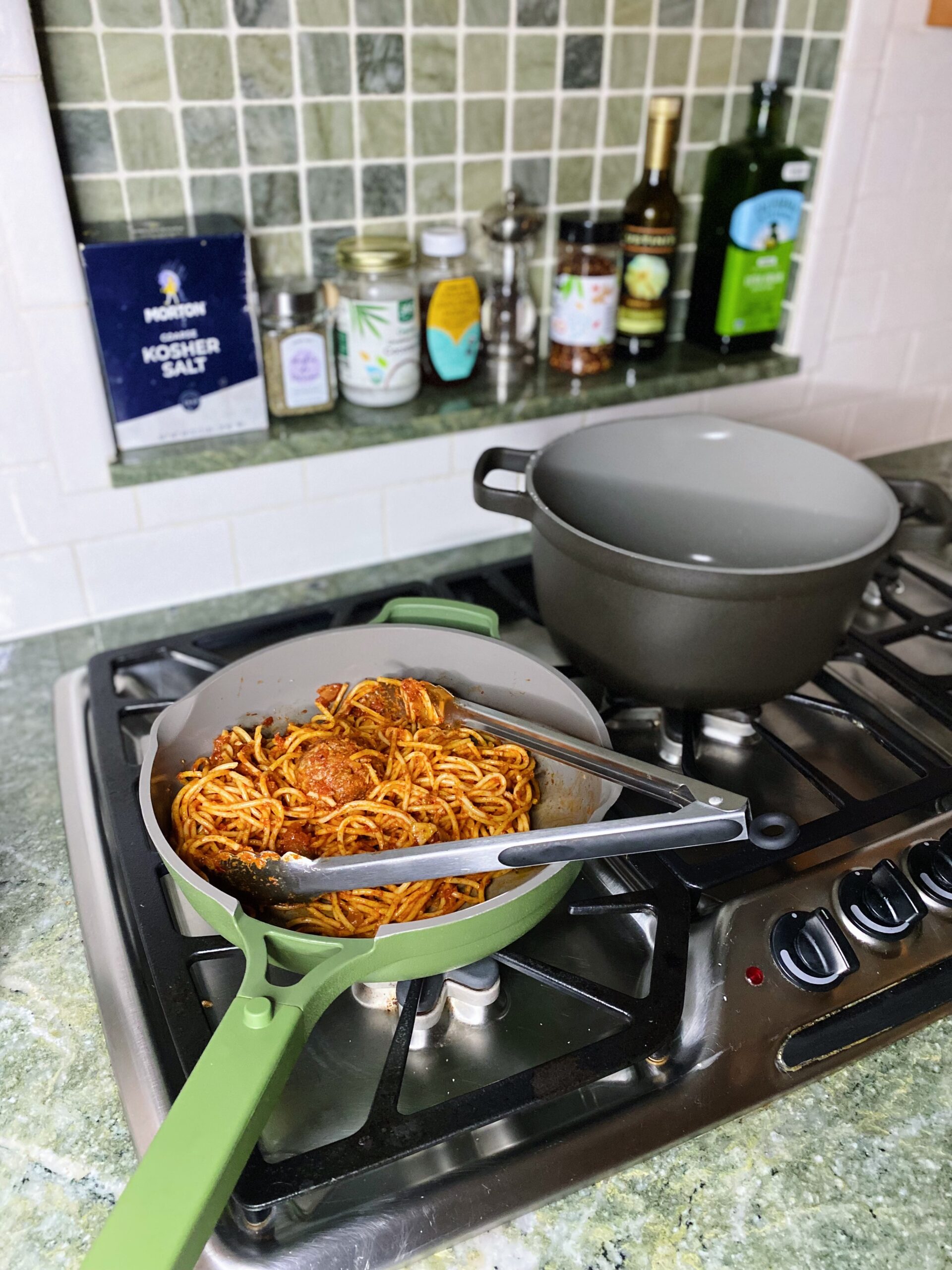 Spaghetti and Meatballs - Weeknight with Our Place - See (Anna) Jane.