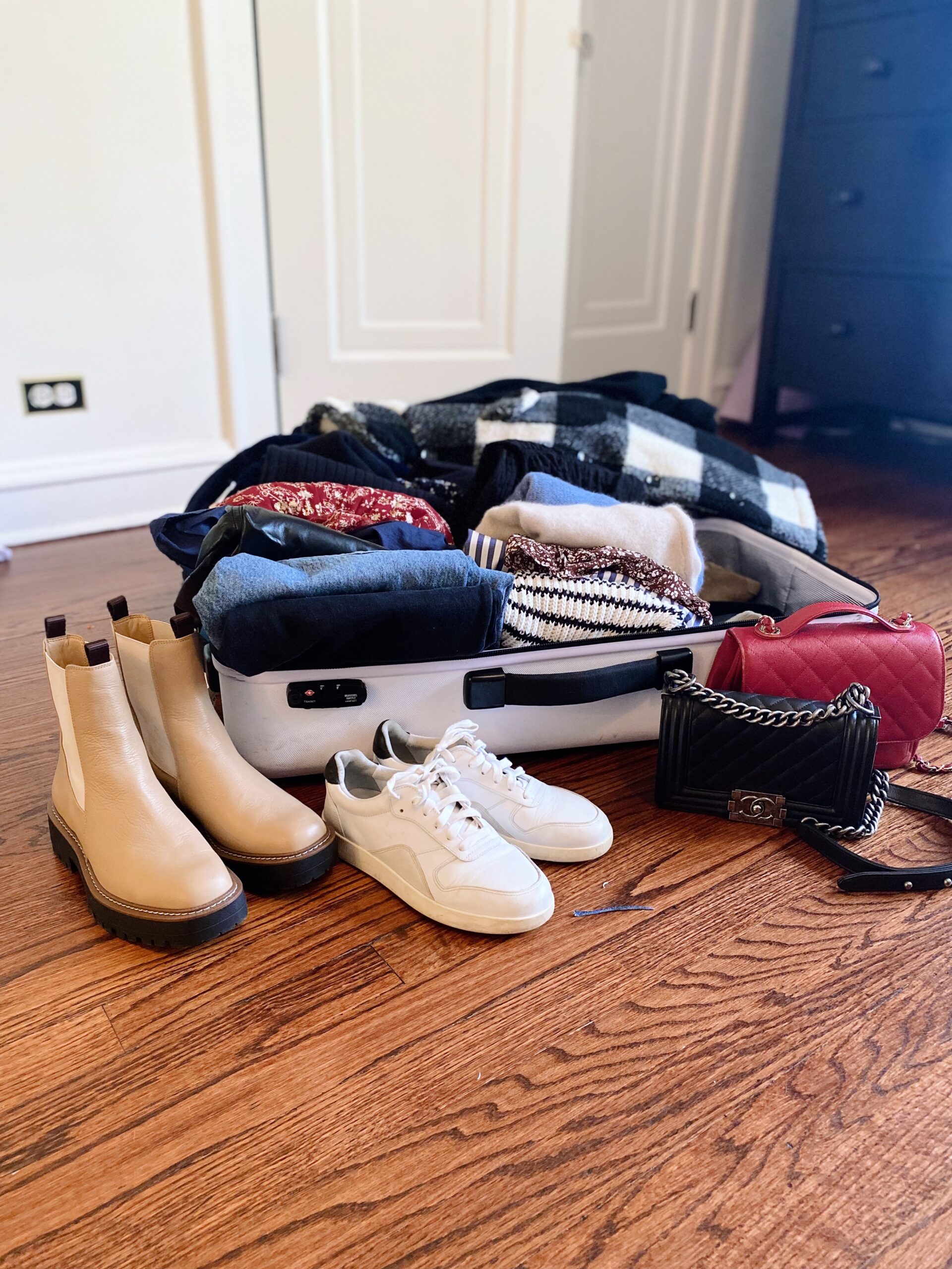 shoes and luggage for Packing for Paris in the Fall