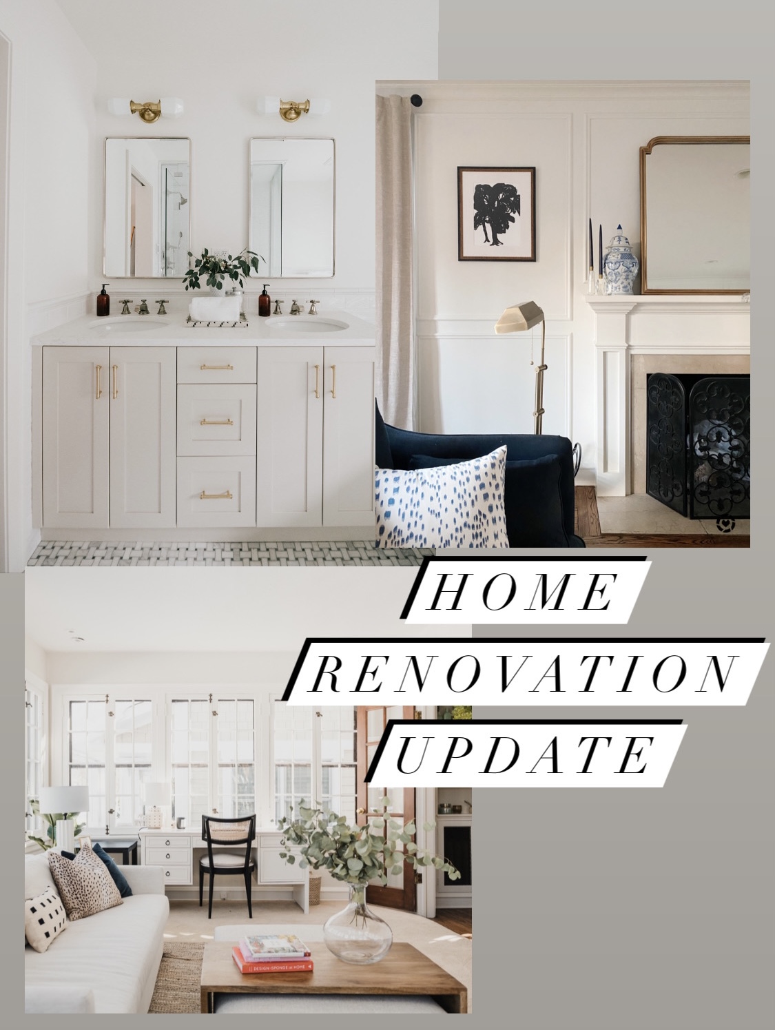 collage of  Home Renovations and Updates