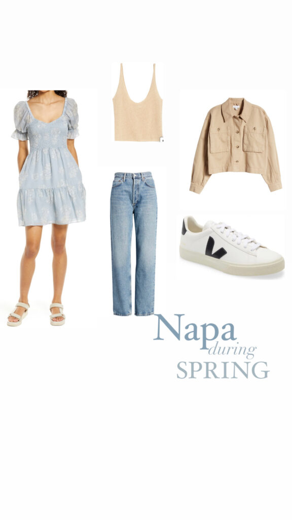 collage for What to Wear Where in Napa
