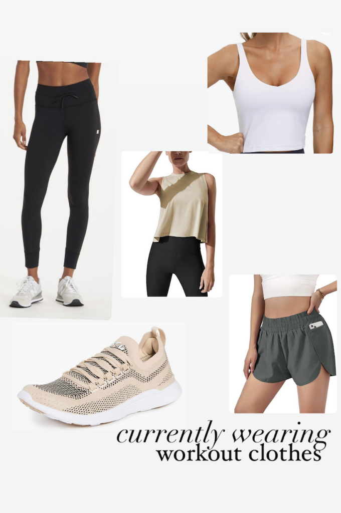 collage of Workout Clothes