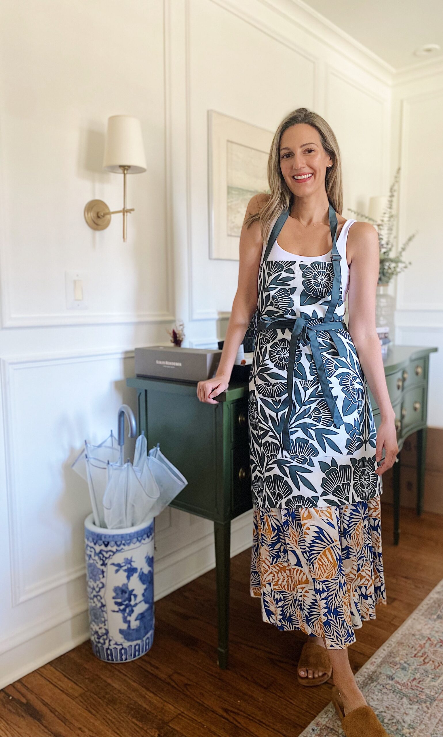 woman wearing apron for Sentimental Mother's Day Gifts 