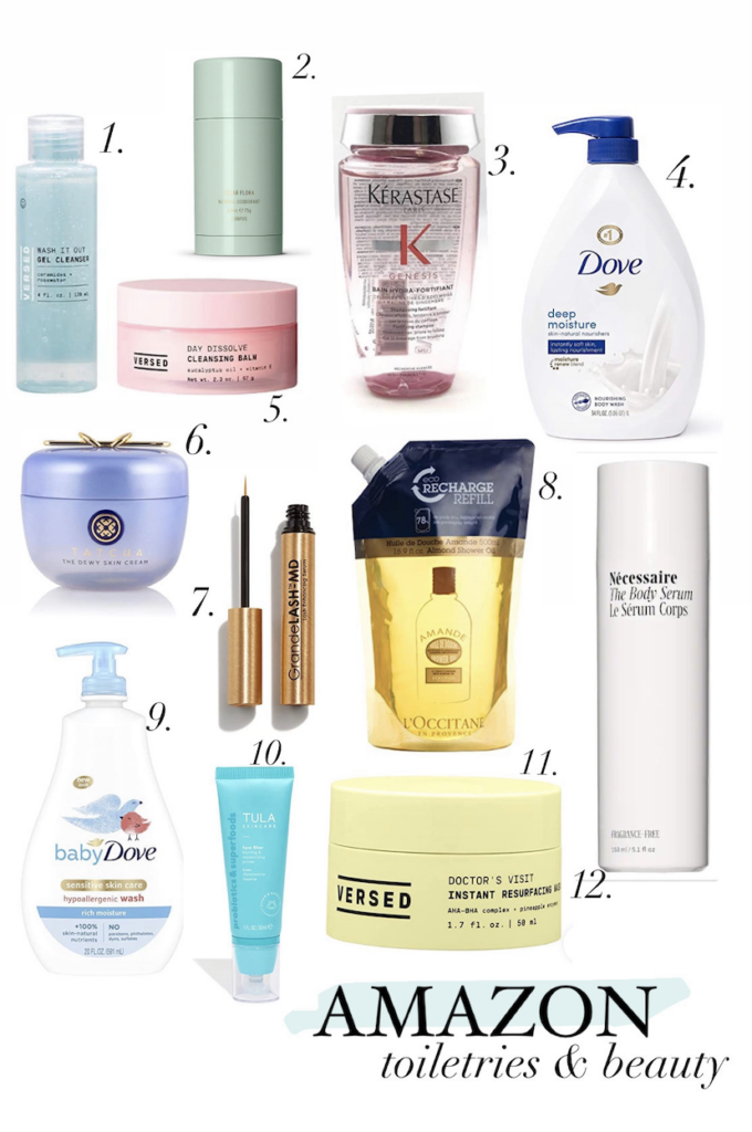 Toiletries and Beauty Staples