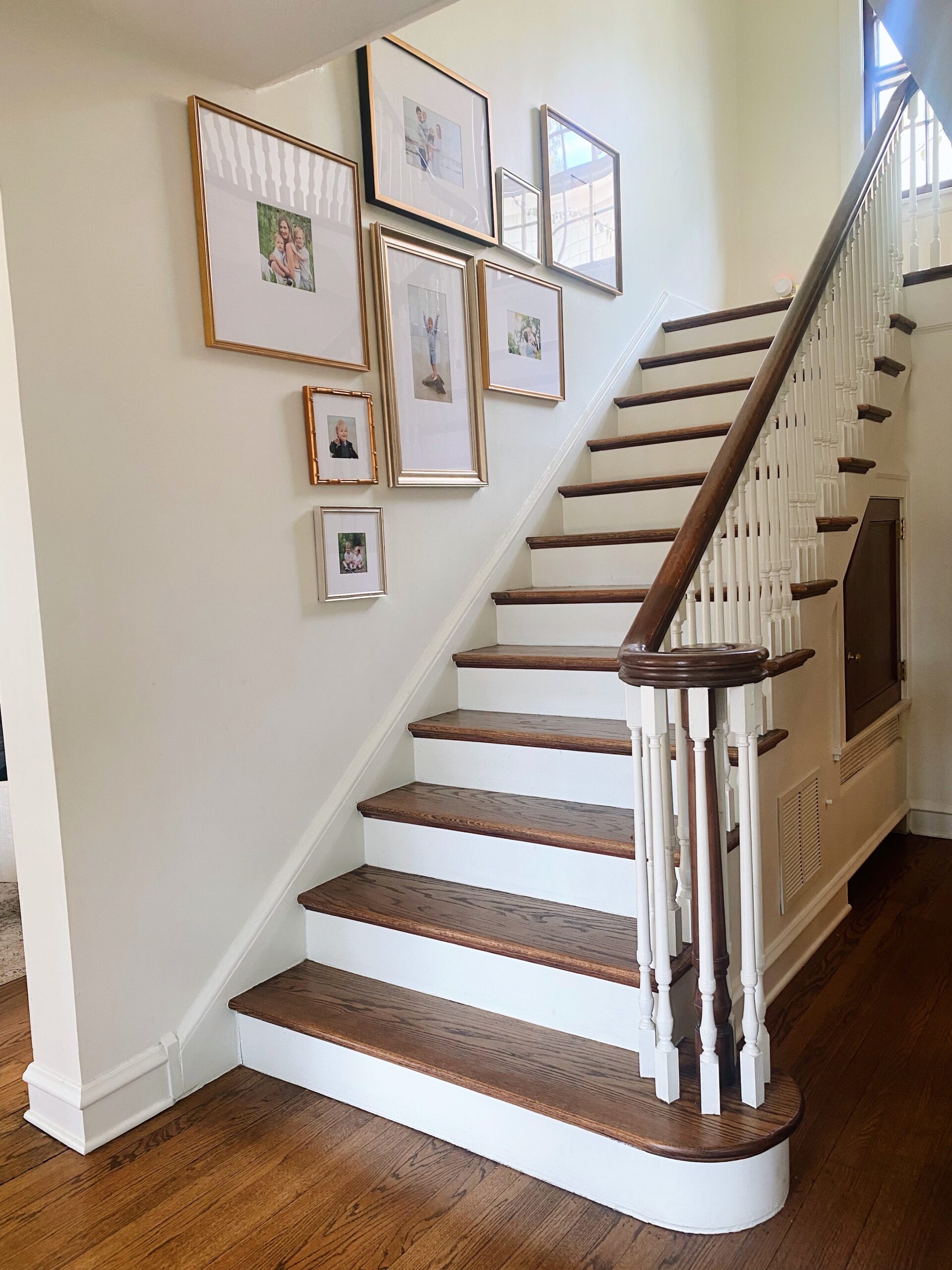 stairs without stair runner