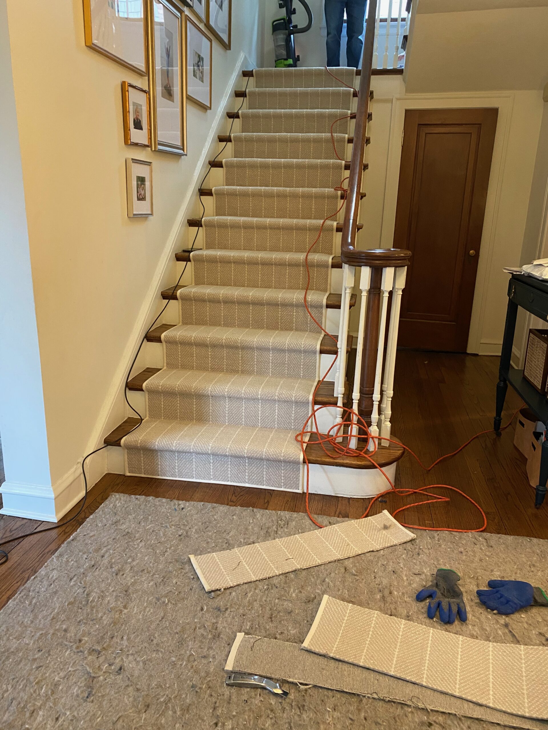 stair runner installation