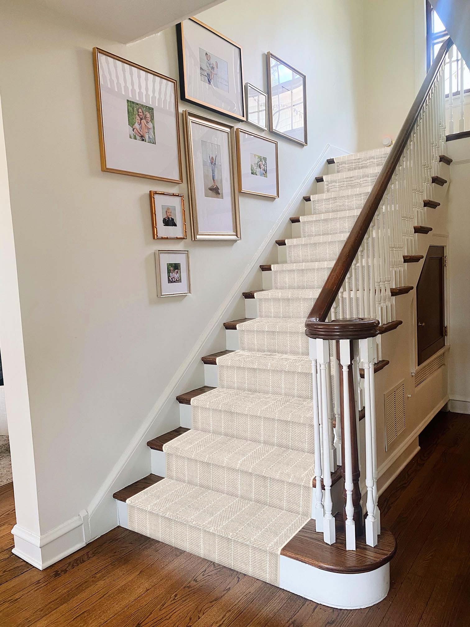 stairs after installing stair runner