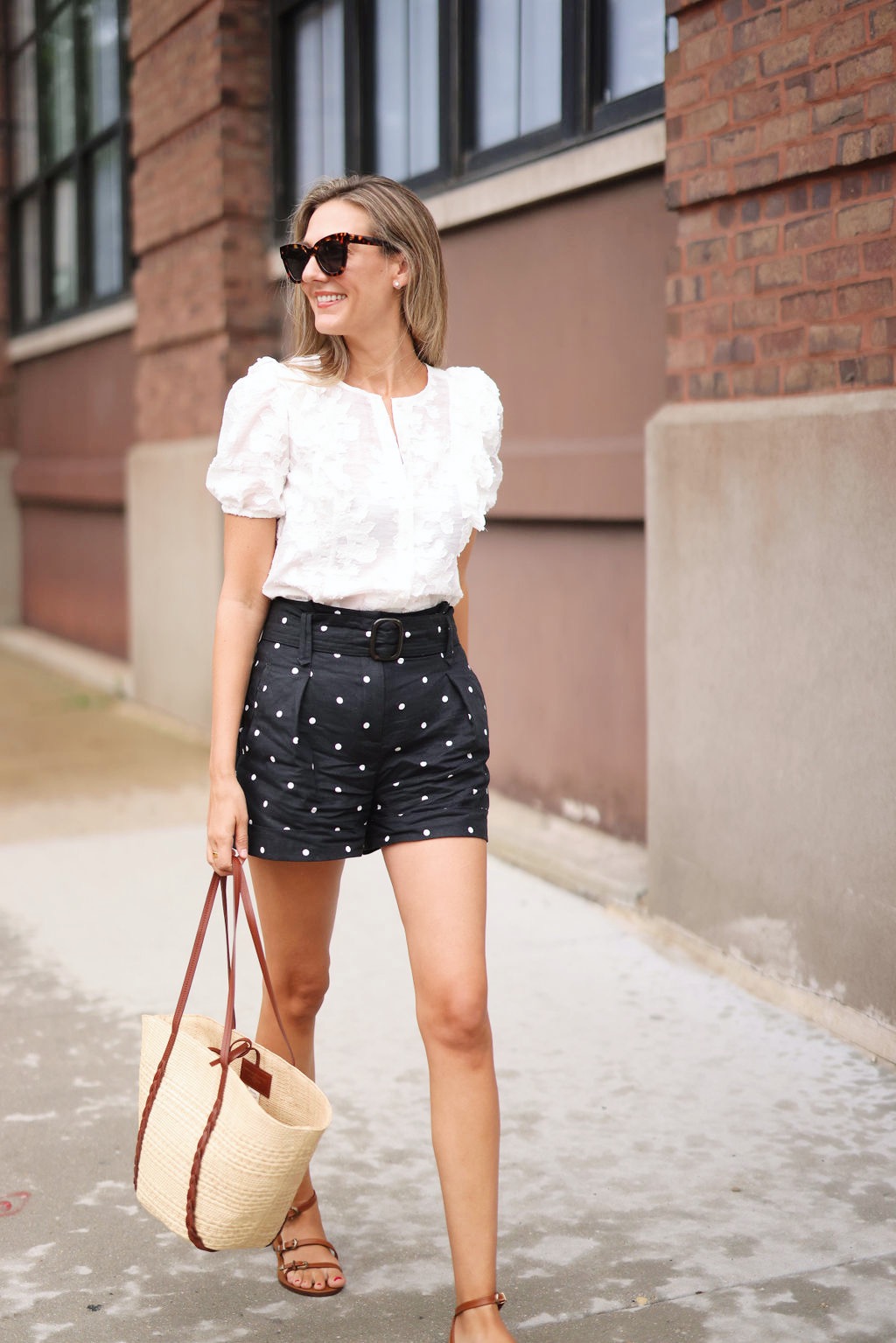 The New Sezane Shorts In My Closet - an indigo day