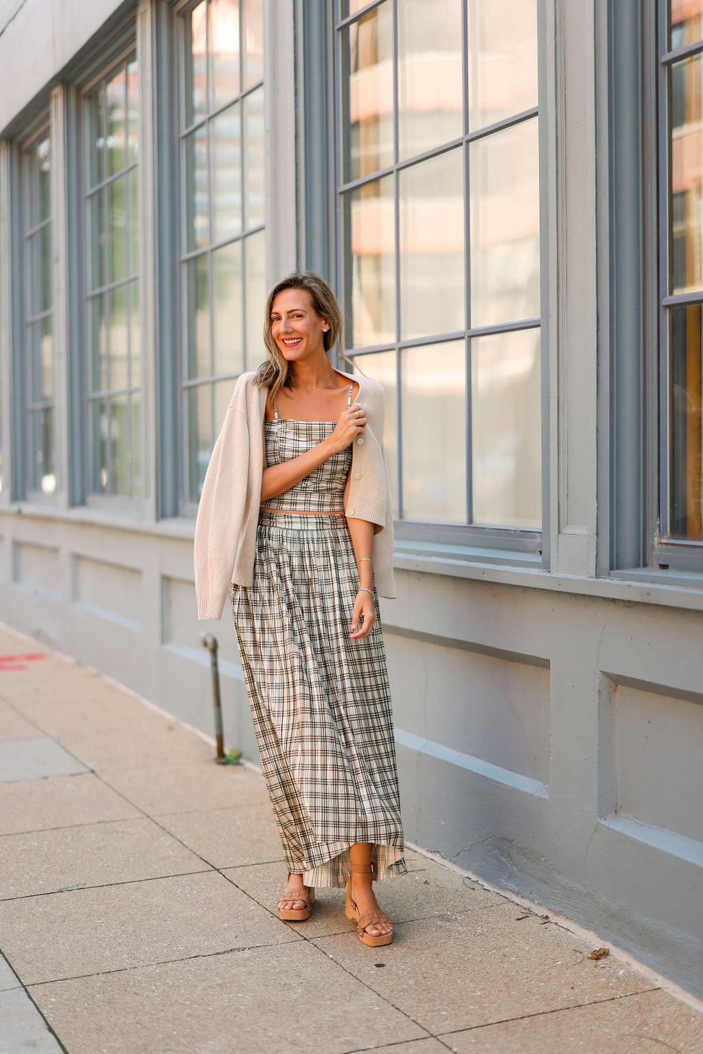 woman Dressing for Fall in coordinates