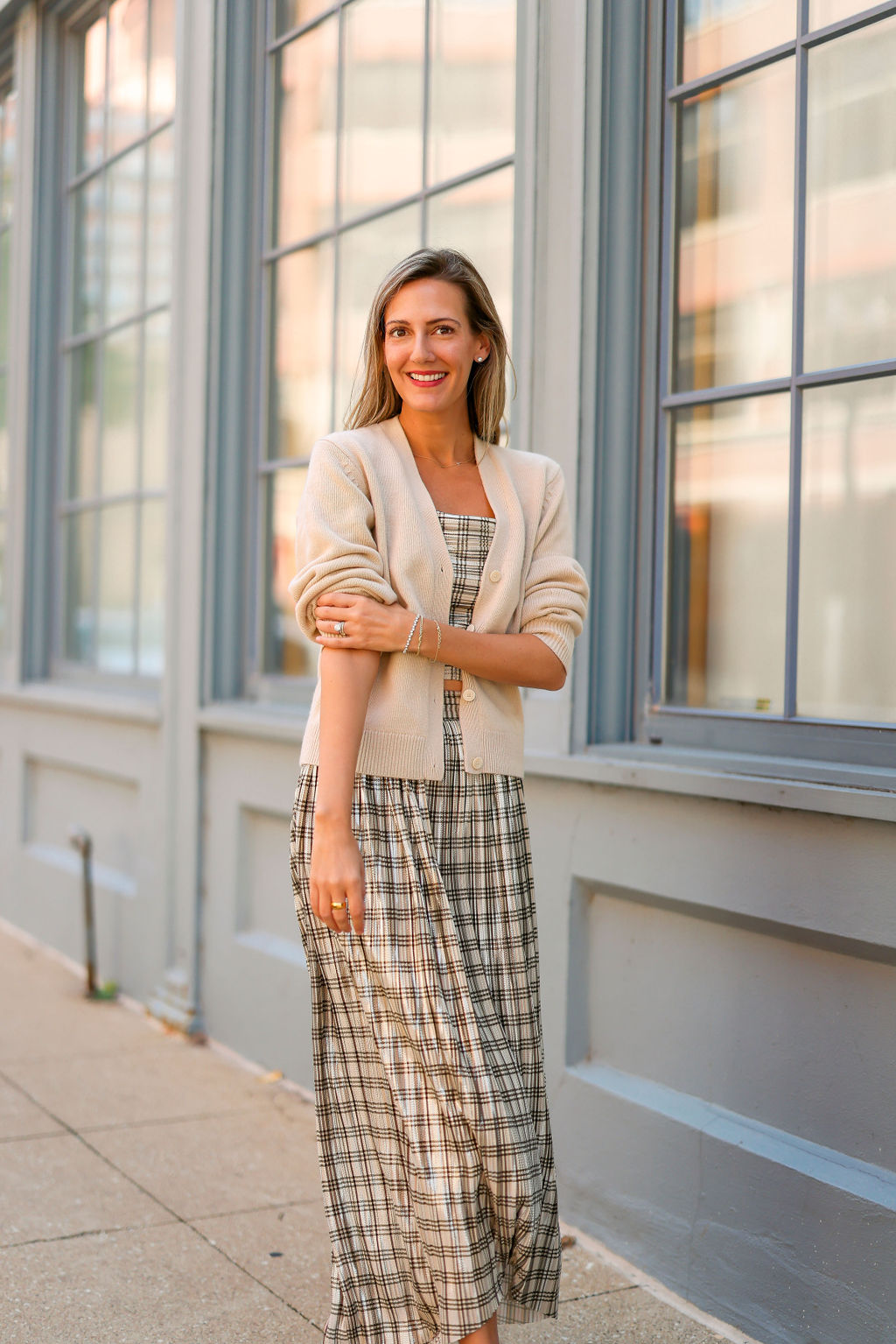 woman smiling at the camera