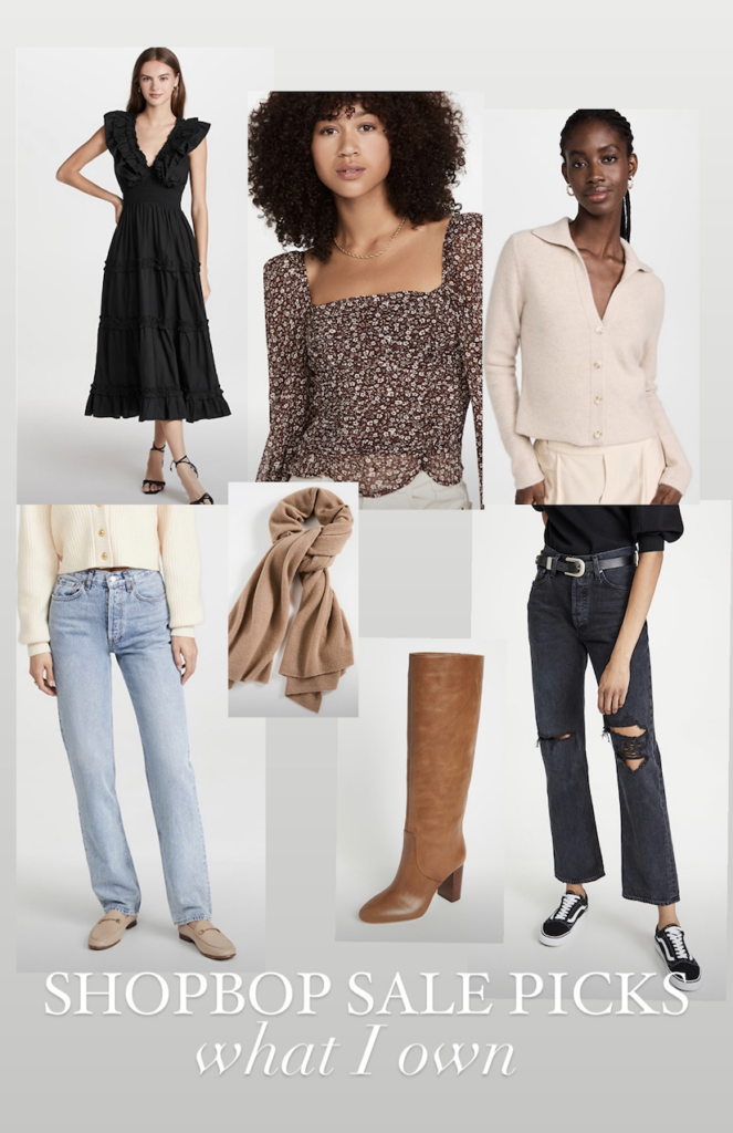 collage of Shopbop Sale items