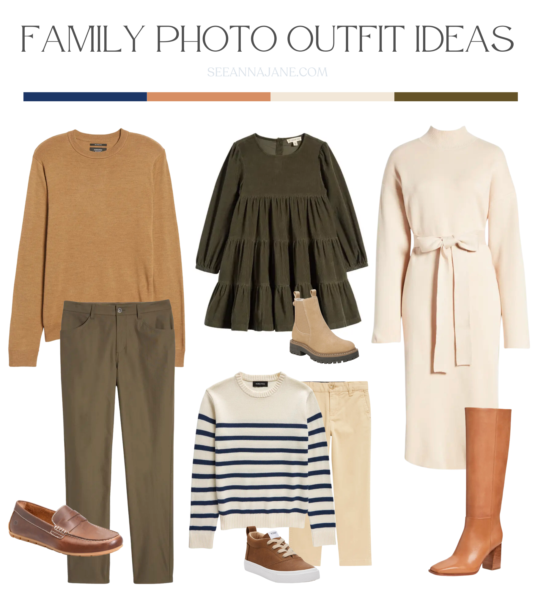 fall family photo color ideas