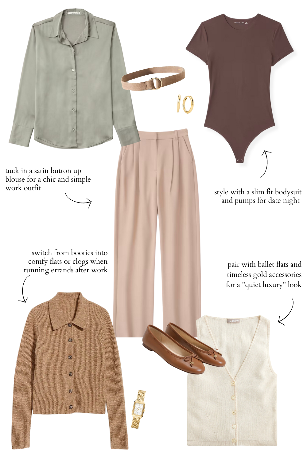 fall neutrals easy to wear and match - See (Anna) Jane.