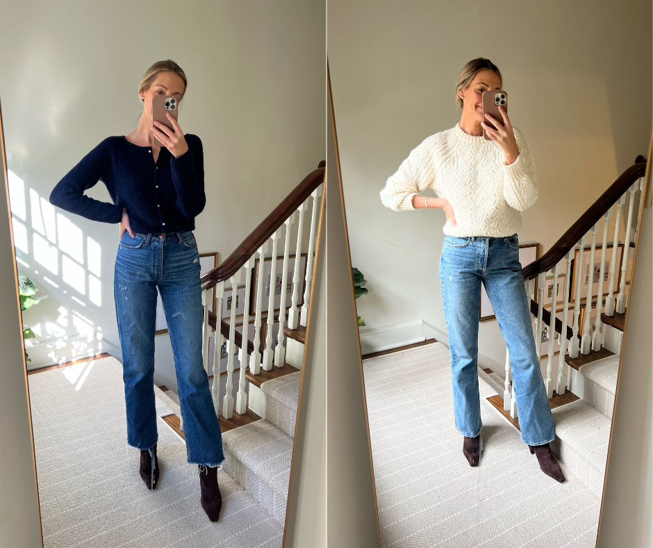 How to Style Straight Leg Jeans - Tips for Shoes, Tops, and Silhouettes